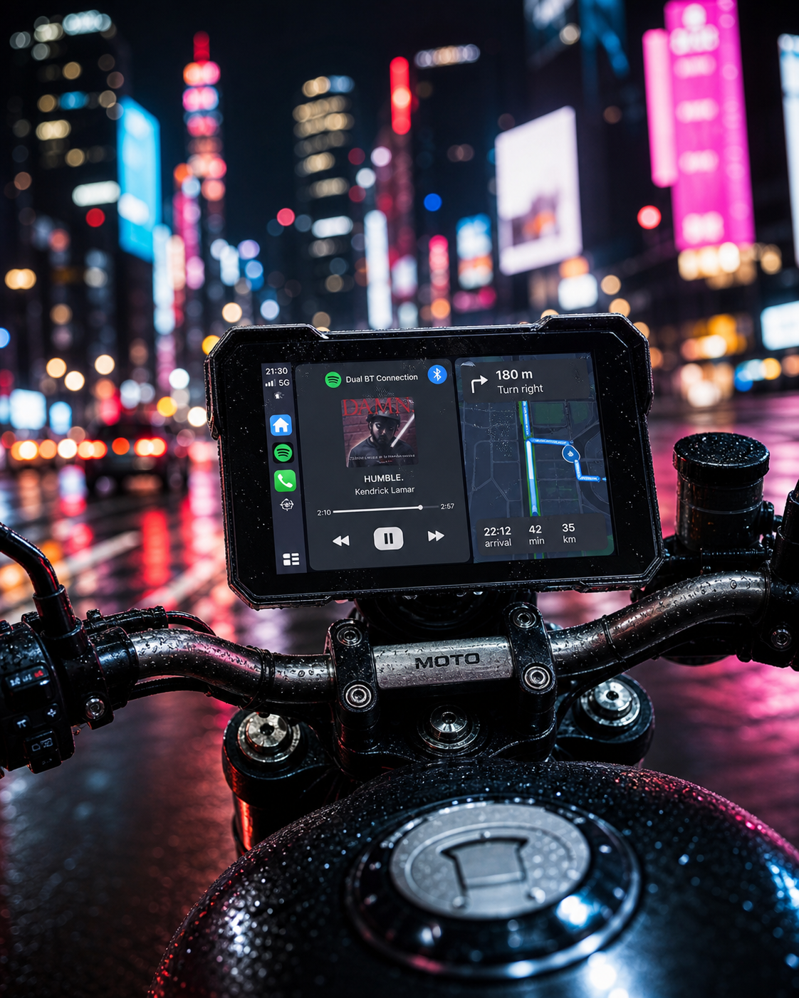 GPS Moto CarPlay 7"